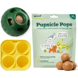 Starter Pack Chicken Flavored Treats, Silicone Mold & Pupsicle Dog Toy, X-Large