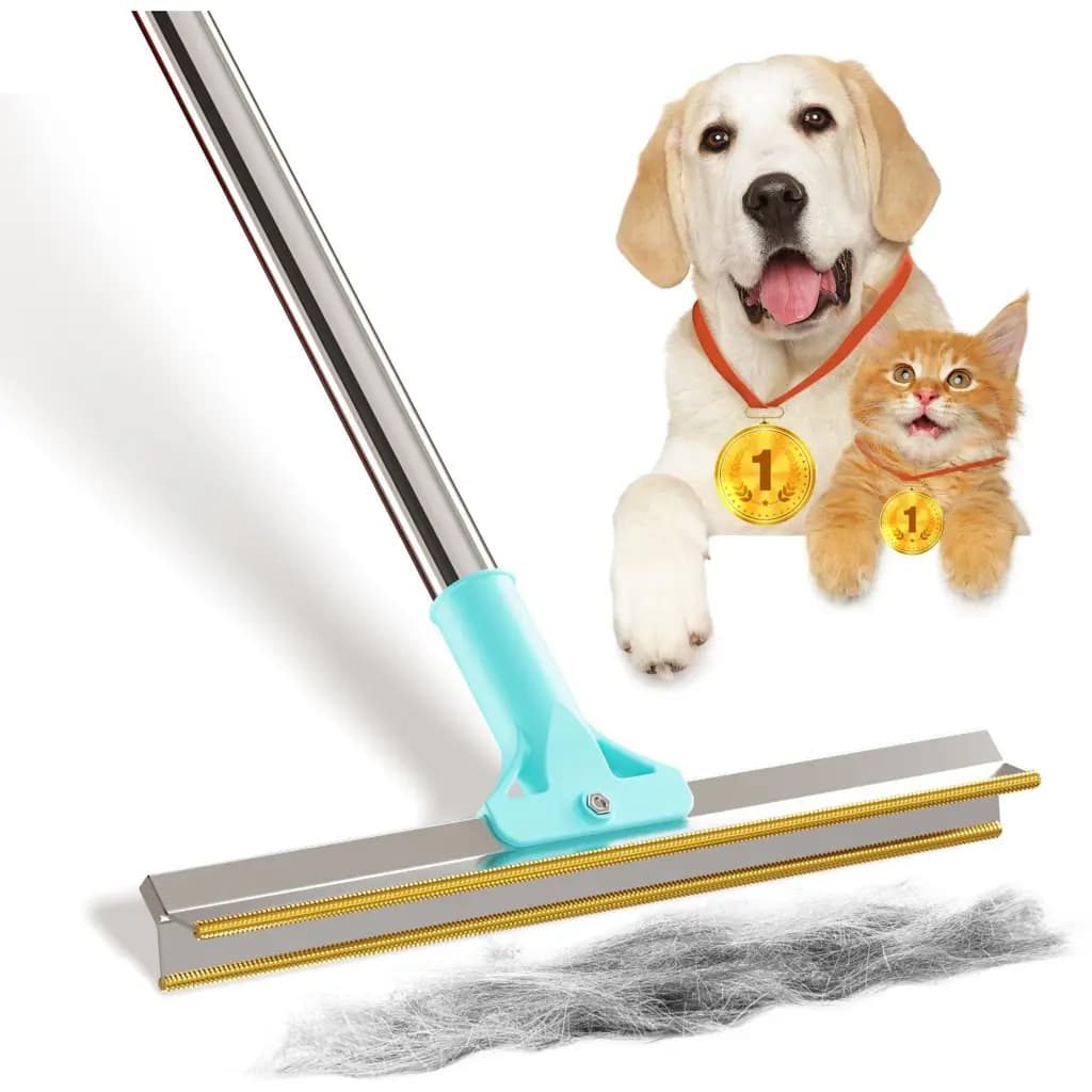 Fido Fave Xtra with Telescopic 51-in Handle Pet Hair Removal Broom