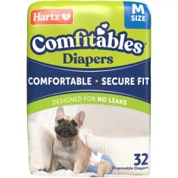 Hartz Comfitables Male & Female Dog Diapers, Medium: 15 to 22-in waist, 32 count