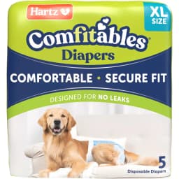 Hartz Comfitables Male & Female Dog Diapers, Large: 22 to 34-in waist, 5 count