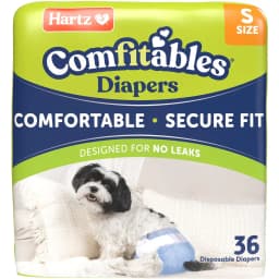 Hartz Comfitables Male & Female Dog Diapers, Small: 10 to 15.5-in waist, 36 count