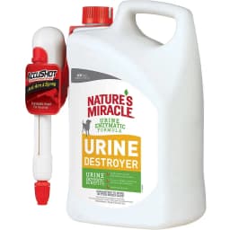 Nature's Miracle Dog Urine Destroyer Accushot Spray, 1.3-gal bottle