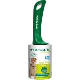 Evercare Pet Plus Extreme Stick Ergo Grip Pet Lint Roller, 100 sheets