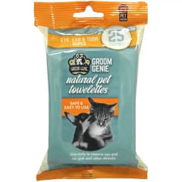 Multipet Groom Genie Eye, Ear & Tush Dog Wipes, 25 count