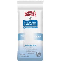 Fresh & Clean Deodorizing Dog Bath Wipes, 100 count