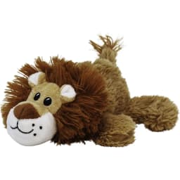 Cozie Nate the Lion Plush Squeaky Dog Toy, Small