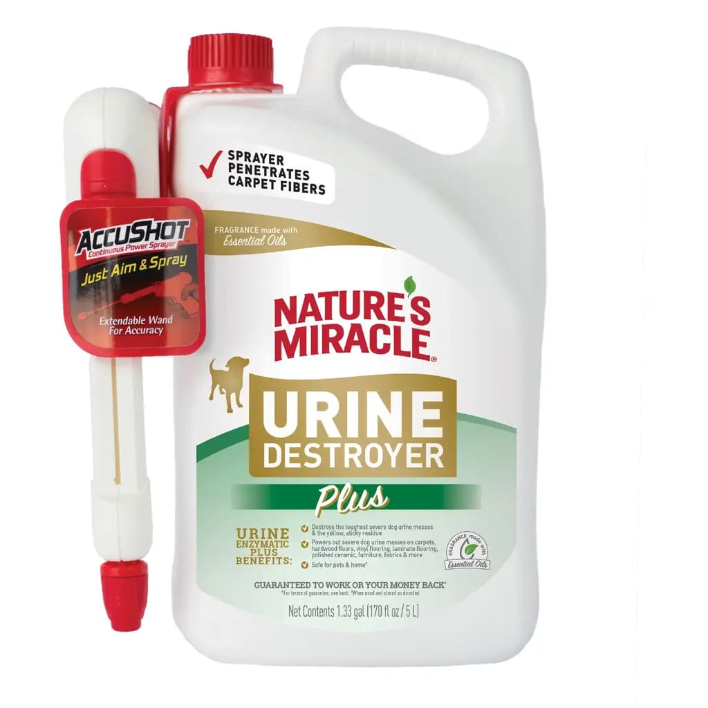 Enzymatic Formula Urine Destroyer Plus Dog Stain & Odor Remover, 1.3-gal bottle