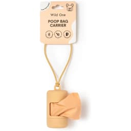 Wild One Dog Poop Bag Carrier, Tan
