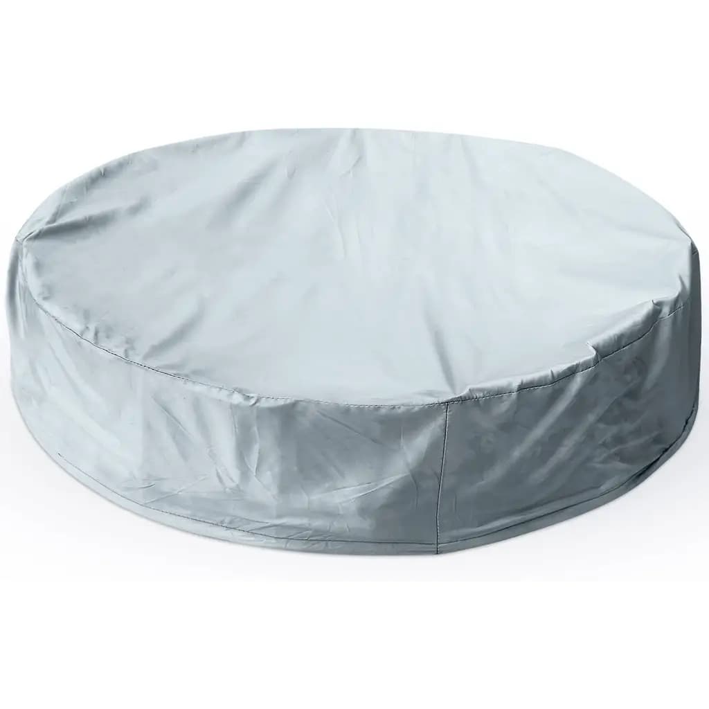 Foldable Plastic Pool Cover, Gray, Small