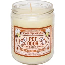 Pet Odor Exterminator Creamy Vanilla Deodorizing Candle, 13-oz jar
