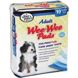 Wee-Wee Pads Adult Dog Pee Pads, 24 x 24-in, 10 count, Original, Unscented