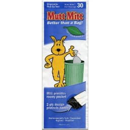 Mutt Mitt Dog Waste & Poop Pick Up Bag, 30 count
