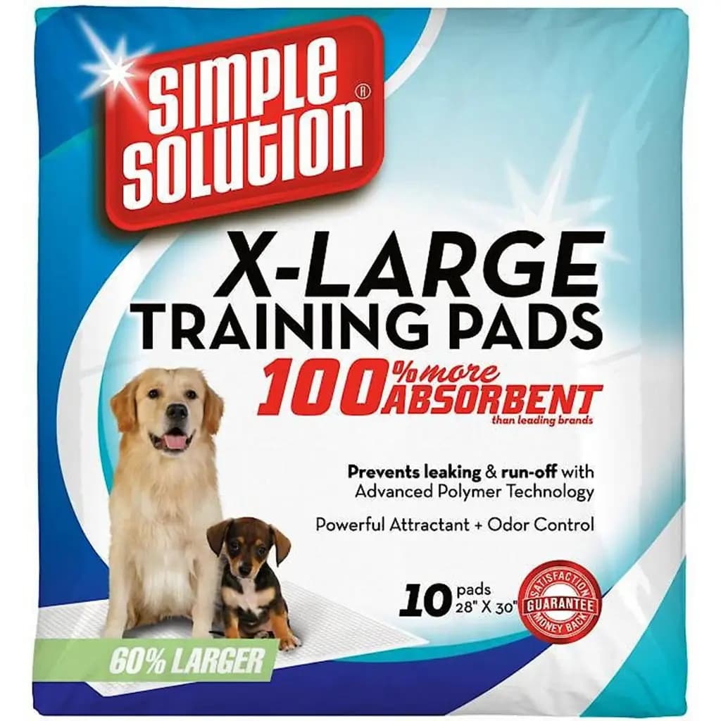 Simple Solution Extra Large Training Pads, 28 inch x 30 inch, 10 count