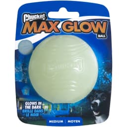 Max Glow Ball Dog Toy, Medium