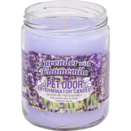 Pet Odor Exterminator Lavender & Chamomile Deodorizing Candle, 13-oz jar