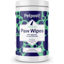 Petpost Dog Paw Wipes, 70 count