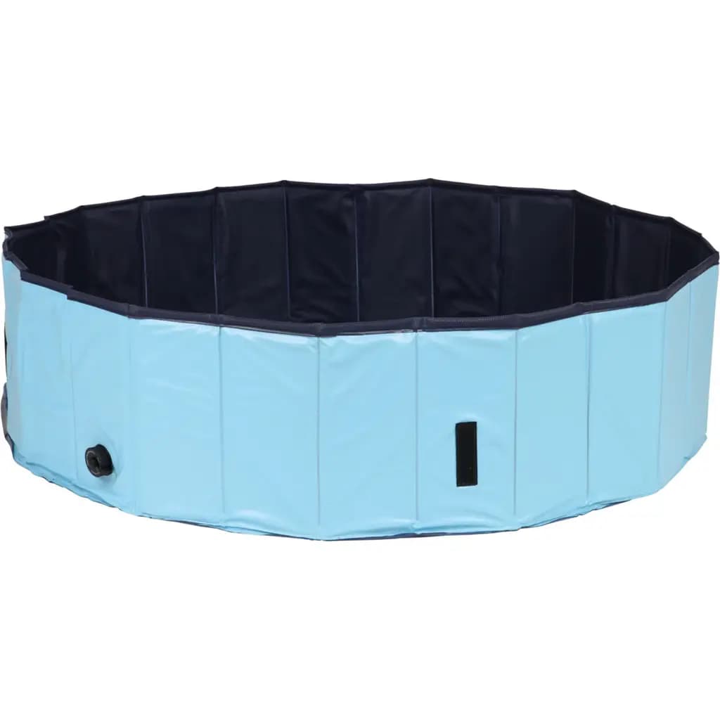 Dog Splash Pool, Portable Swimming Pool, Blue, Small