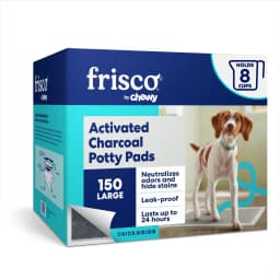 Frisco Large Charcoal Dog Training & Potty Pads, 22 x 23-in, Unscented, 150 count