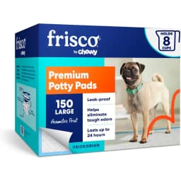 Frisco Large Premium Dog Training & Potty Pads, 22 x 23-in, Unscented, 150 count, Geometric Print