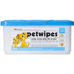 Petkin Petwipes Fresh Scent Dog & Cat Wipes, 100 count
