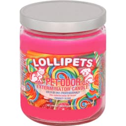 Lollipets Deodorizing Candle, 13-oz jar