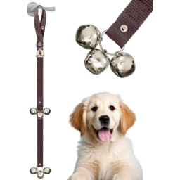 Potty Bells Original Dog Doorbell, Brown