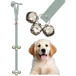 Potty Bells Original Dog Doorbell, Grey