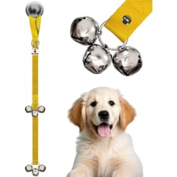 Potty Bells Original Dog Doorbell, Yellow
