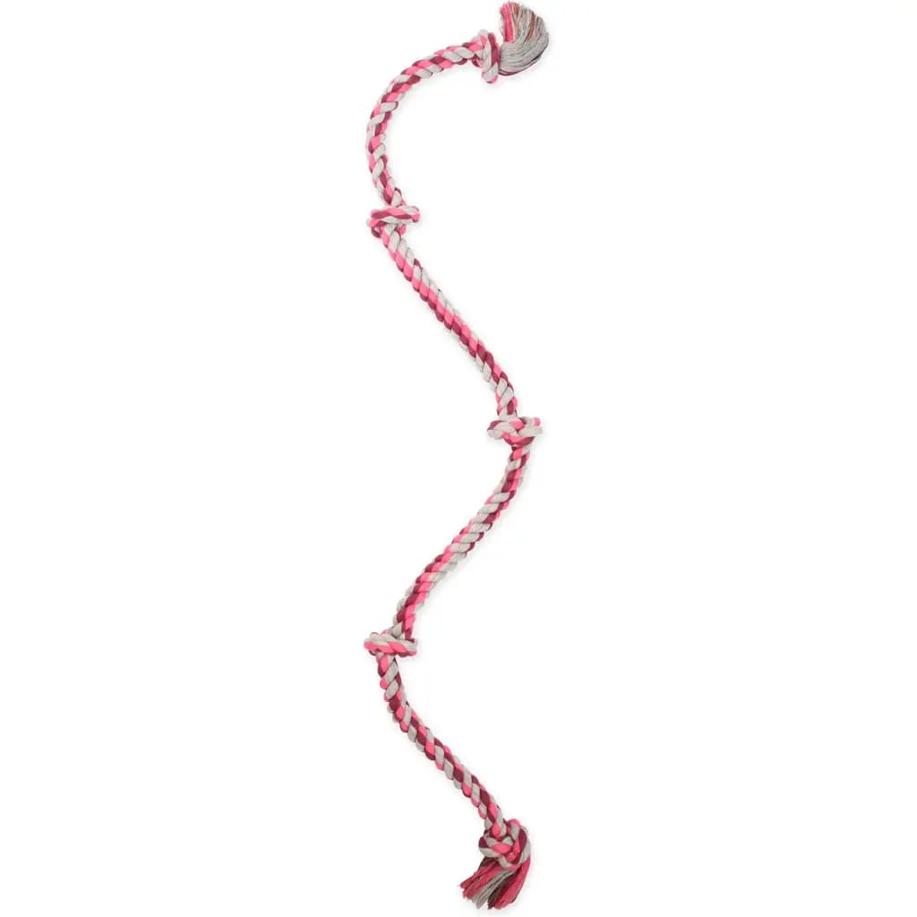 Cottonblend 5 Knot Dog Rope Toy, Color Varies, XX-Large