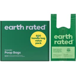 Earth Rated Dog Poop Bags with Handles, 600 count, Lavender Scented