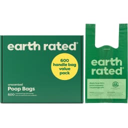 Earth Rated Dog Poop Bags with Handles, 600 count, Unscented