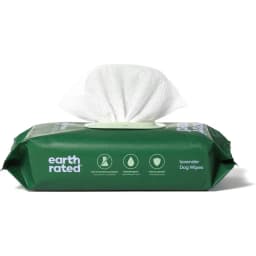 Earth Rated Thick Hypoallergenic Dog Grooming Wipes, Lavender Scented, 100 count