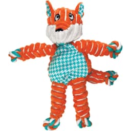 KONG Floppy Knots Dog Toy, Fox, Small/Medium