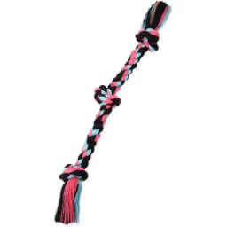 Cottonblend 3 Knot Dog Rope Toy, Color Varies, Medium