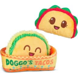 Doggo's Tacos 3-in-1 Squeaky Plush Dog Toy