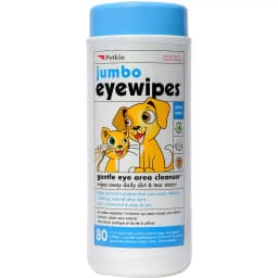 Jumbo Dog & Cat Eye Wipes, 80 count