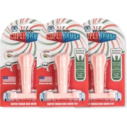 Superbrush Peppermint Flavor Dog Chew Toy, Small, 6 count