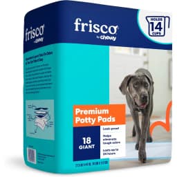 Frisco Giant Premium Dog Training & Potty Pads, 27.5 x 44-in, Unscented, 18 count