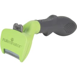 Long Hair Dog Deshedding Tool, Green, Small
