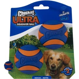 Chuckit! Ultra Squeaker Ball Dog Toy, Medium, 2 count
