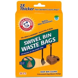 Swivel Bin Waste Bags, 20 count