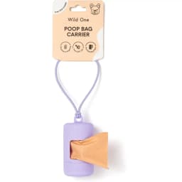 Wild One Dog Poop Bag Carrier, Lilac