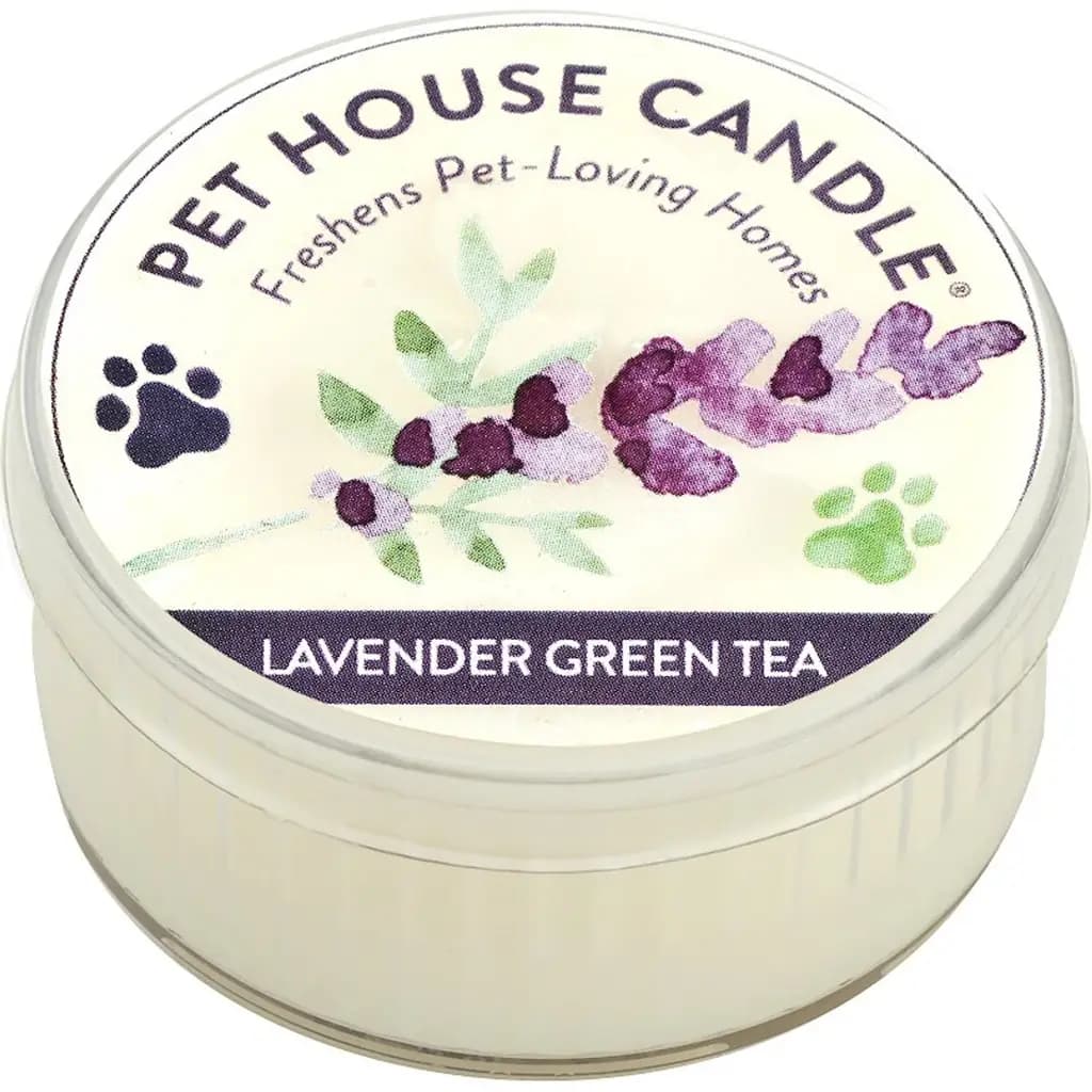 Lavender Green Tea Natural Plant-Based Mini Candle, 1.5-oz jar