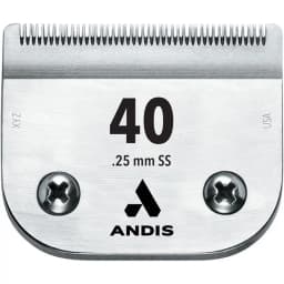 Andis UltraEdge Detachable Blade, #40SS, 1/100 inch - 0.25 mm