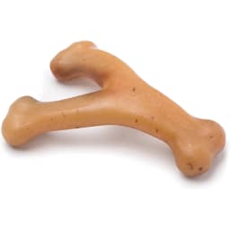 Rotisserie Chicken Flavor Wishbone Tough Dog Chew Toy, Small