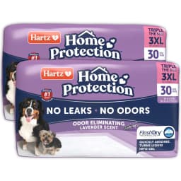 Hartz Home Protection No Odor No Leaks Lavendar Scented 3X-Large Dog Pads, 36 x 36-in, 60 count