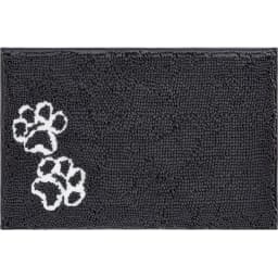 Frisco Microfiber Chenille Paw Print Mat, Large