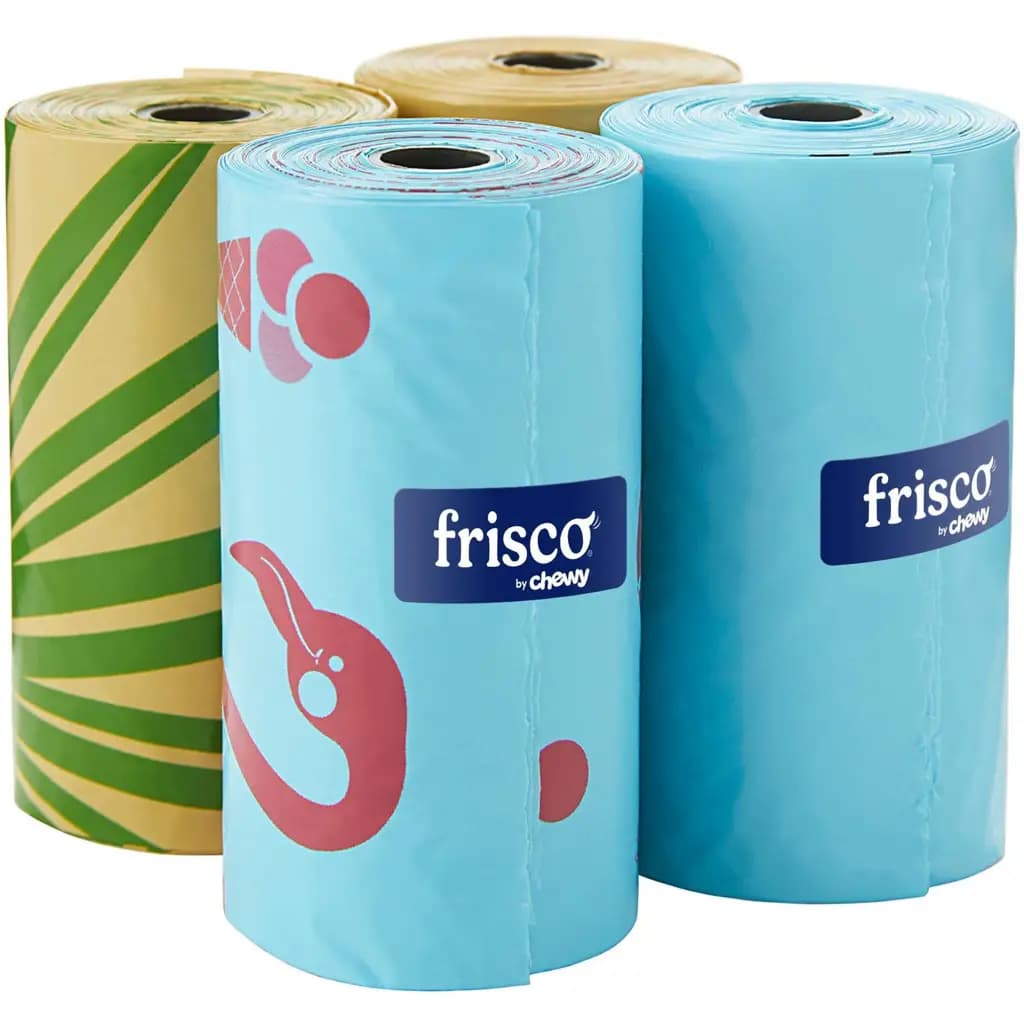 Frisco Flamingos & Foliage Print Dog Poop Bags, 120 count