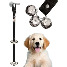 Potty Bells Original Dog Doorbell, Black