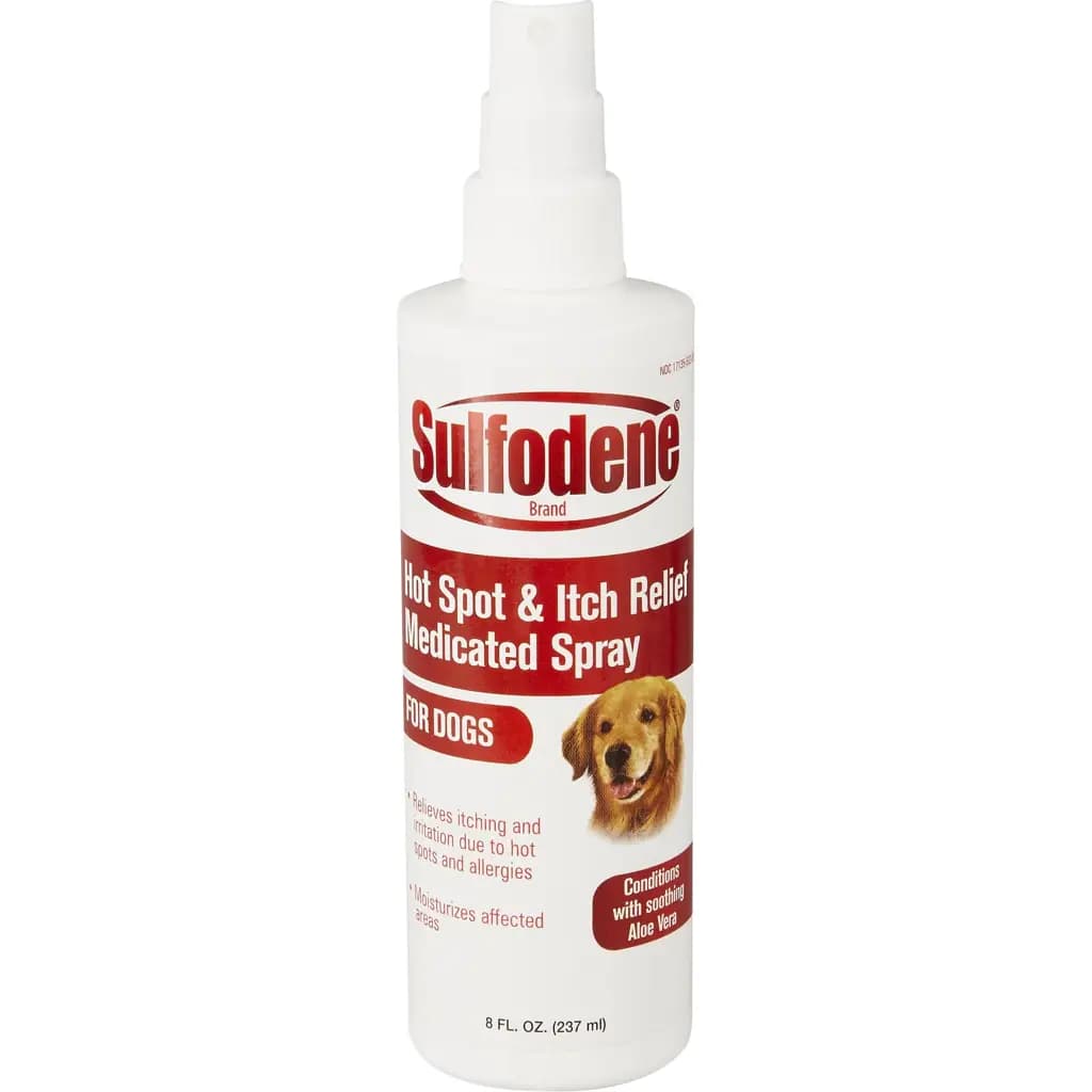 Sulfodene Medicated Hot Spot & Itch Relief Spray for Dogs